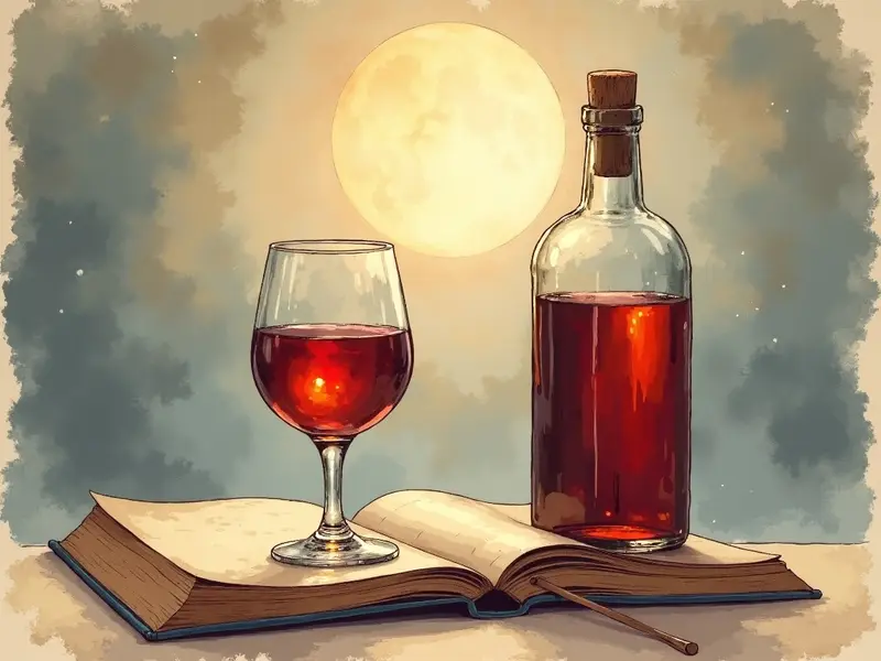 Illustration des Traums: Wein