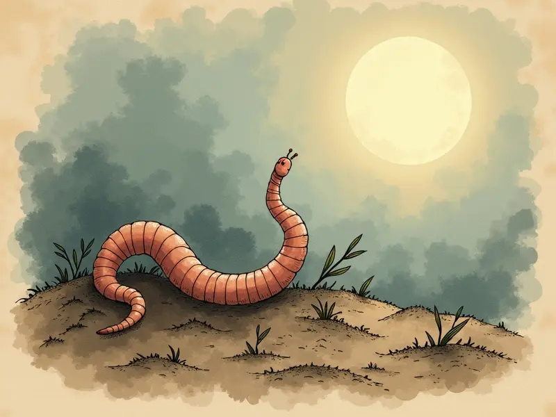 Illustration des Traums: Wurm
