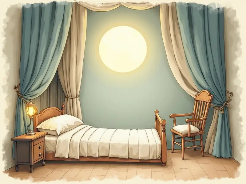 Illustration des Traums: Zimmer