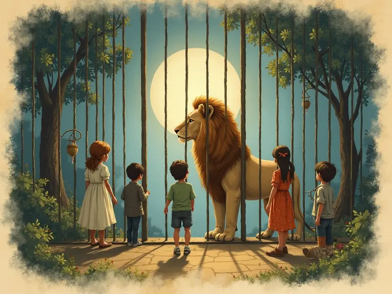 Illustration des Traums: Zoo