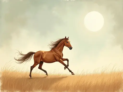 Ilustracja snu: Pferd