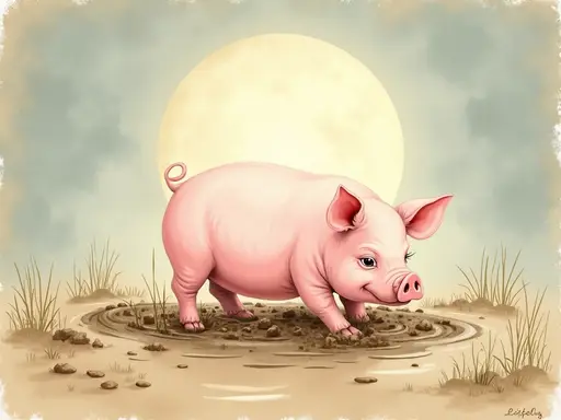 Ilustracja snu: Schwein